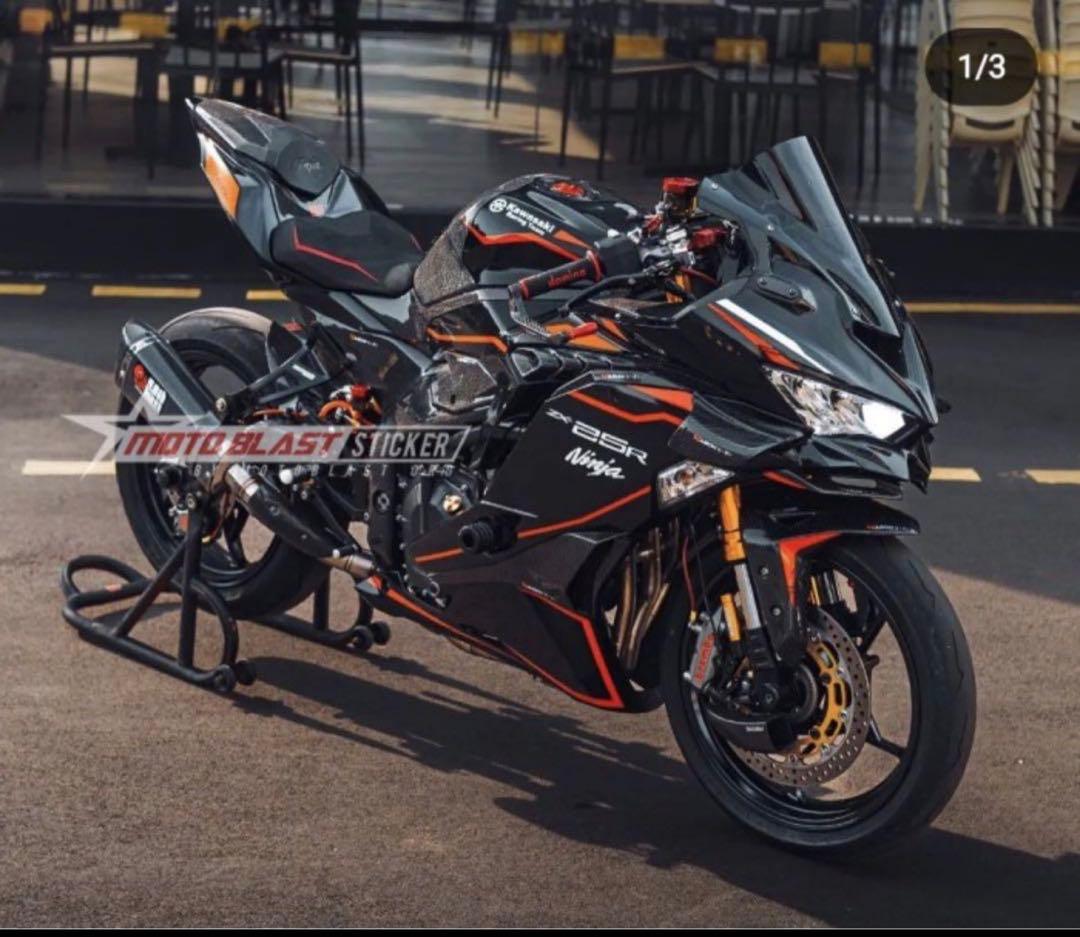 ZX25R カスタムデカールキット(TK)