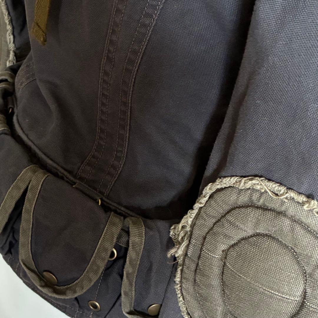 希少LGBミリタリー ジャケット ライダース ルグランブルーL.G.Bレア