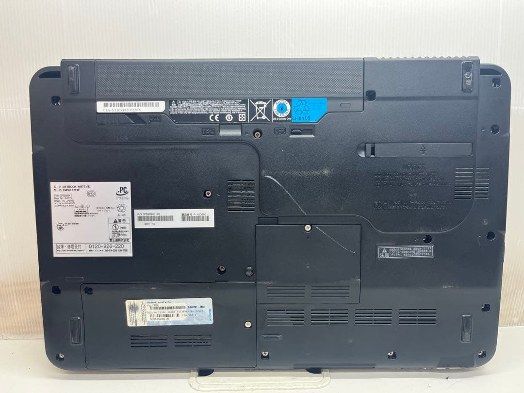 Fujitsu ノートPC LIFE BOOK AH77/E