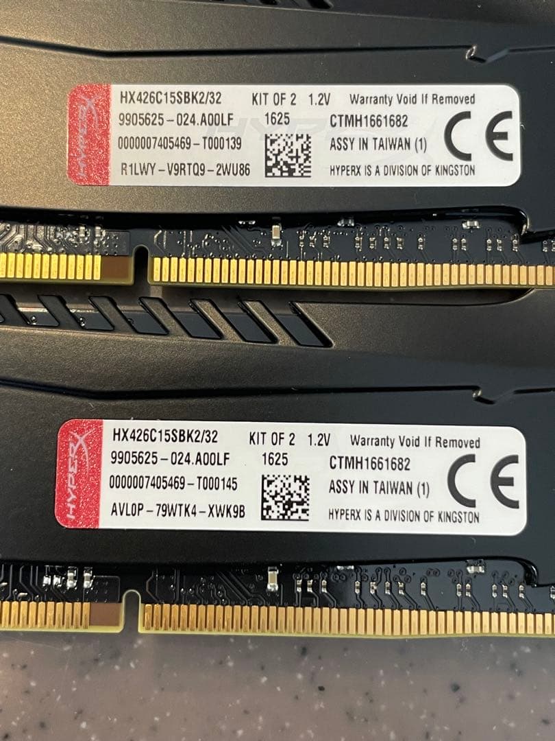 HYPERX SAVAGE DDR4 32GB (16GBx2)2枚セット