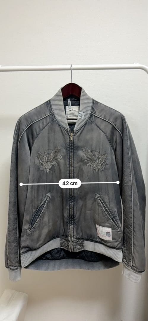 メゾンミハラヤスヒロ OVER DYED SOUVENIR JACKET