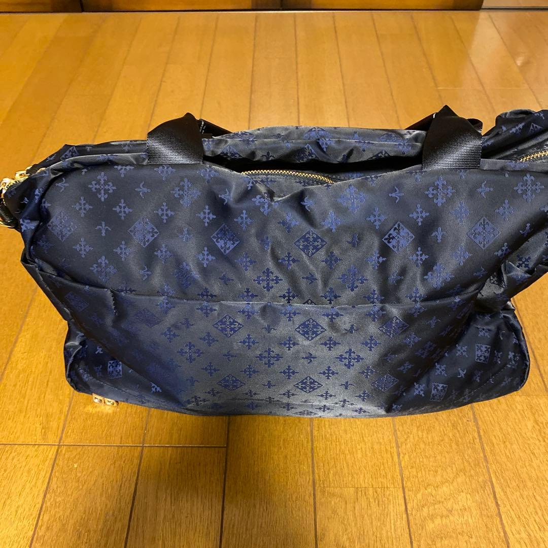 russet キャリーバッグに乗せられるトラベルボストン　ネイビー