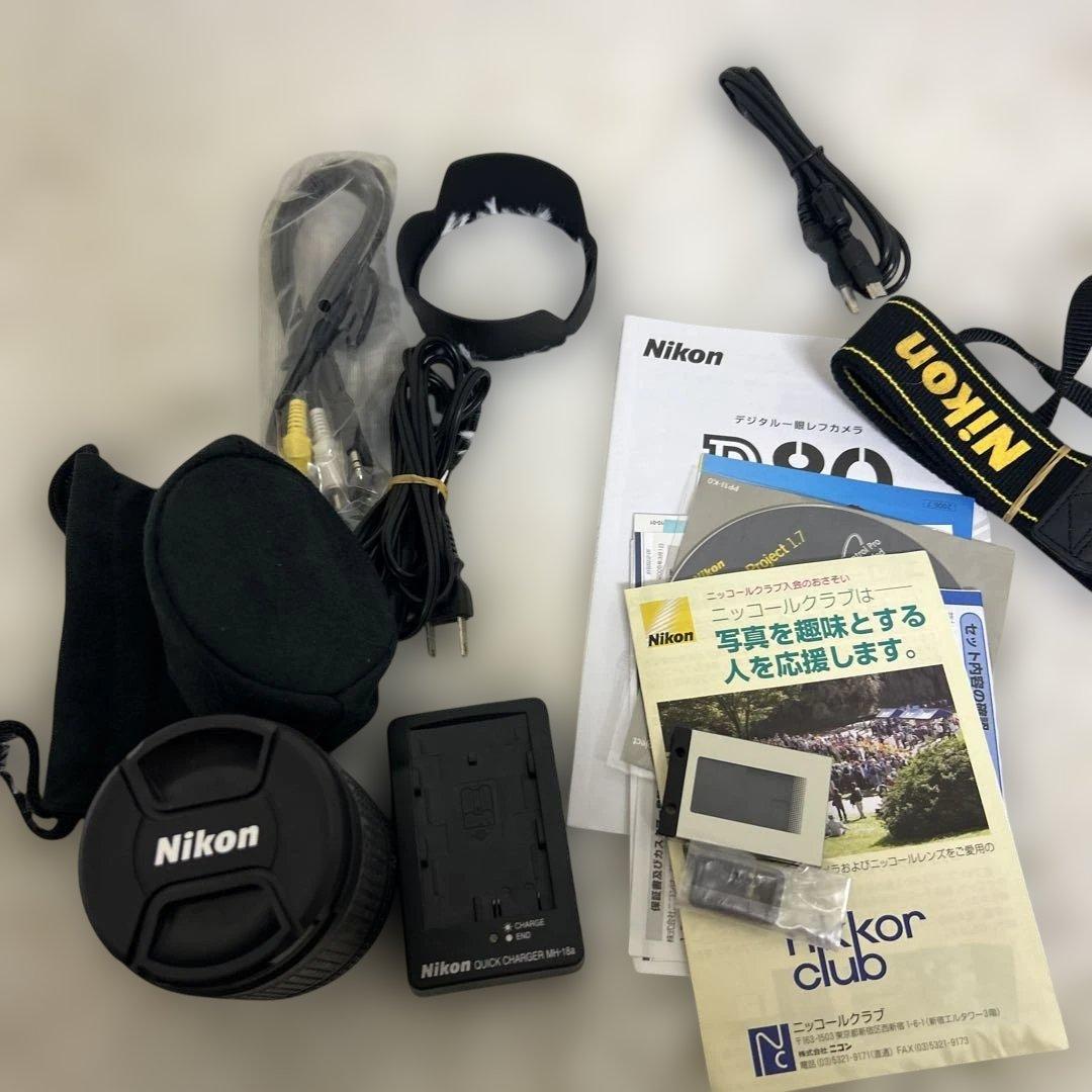 【動作確認済み】美品　Nikon D80 レンズキット　付属品多数