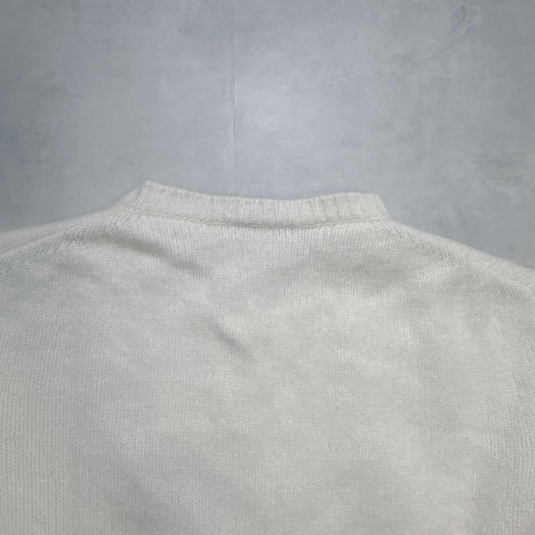 MONCLER モンクレール ニット ショート丈 カシミヤ ワッペン S