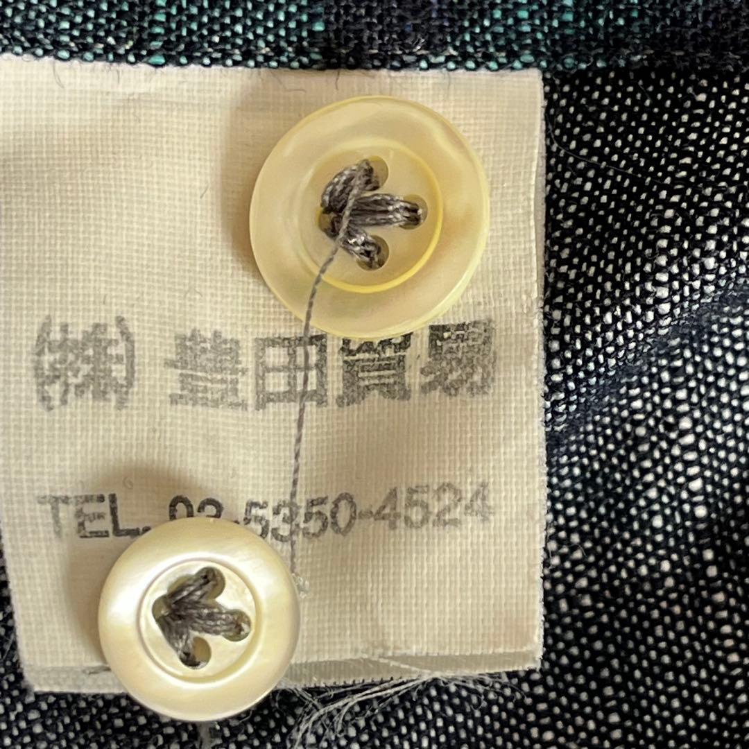 美品 GIANNETTO ( ジャンネット )美光沢 ボタニカル シャツ