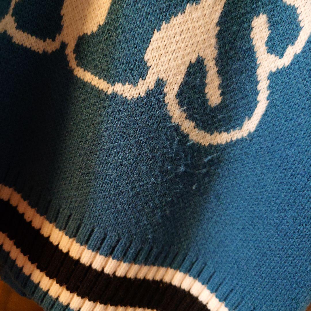 ⭐️HYS 星柄 ニット ジップジャケット ジャガード スタジャン風⭐️