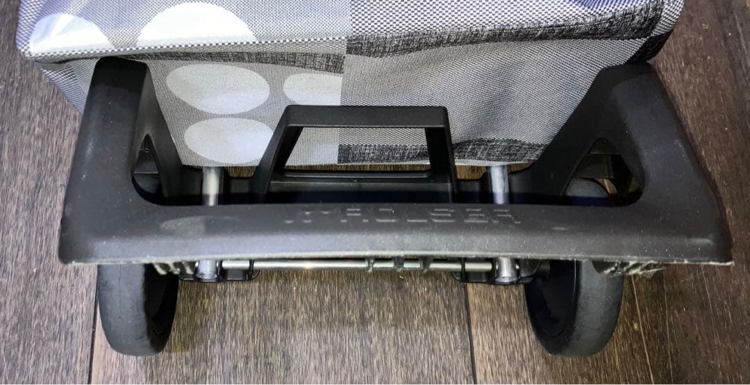 ROLSER ロルサー　2輪キャリーカート　グレー　ドット