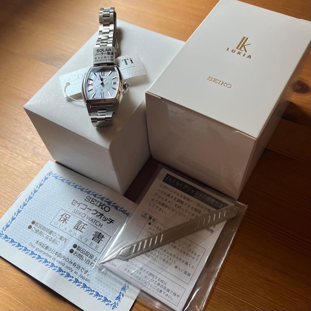【SALE】セイコー ルキア ソーラー電波 LUKIA Grow「カラーリリー」