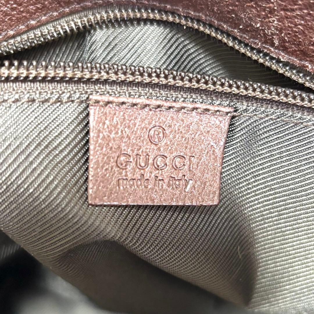 ね*迎様 【極美品】グッチ ショルダーバッグ GGスプリーム 斜め掛け A4 ロ