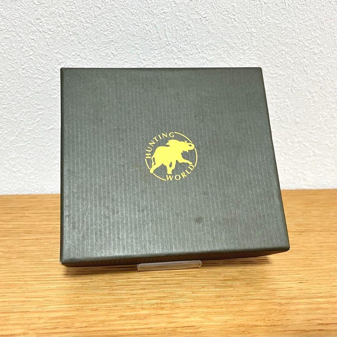 未使用 ハンティングワールド ケース L字ファスナー グリーン