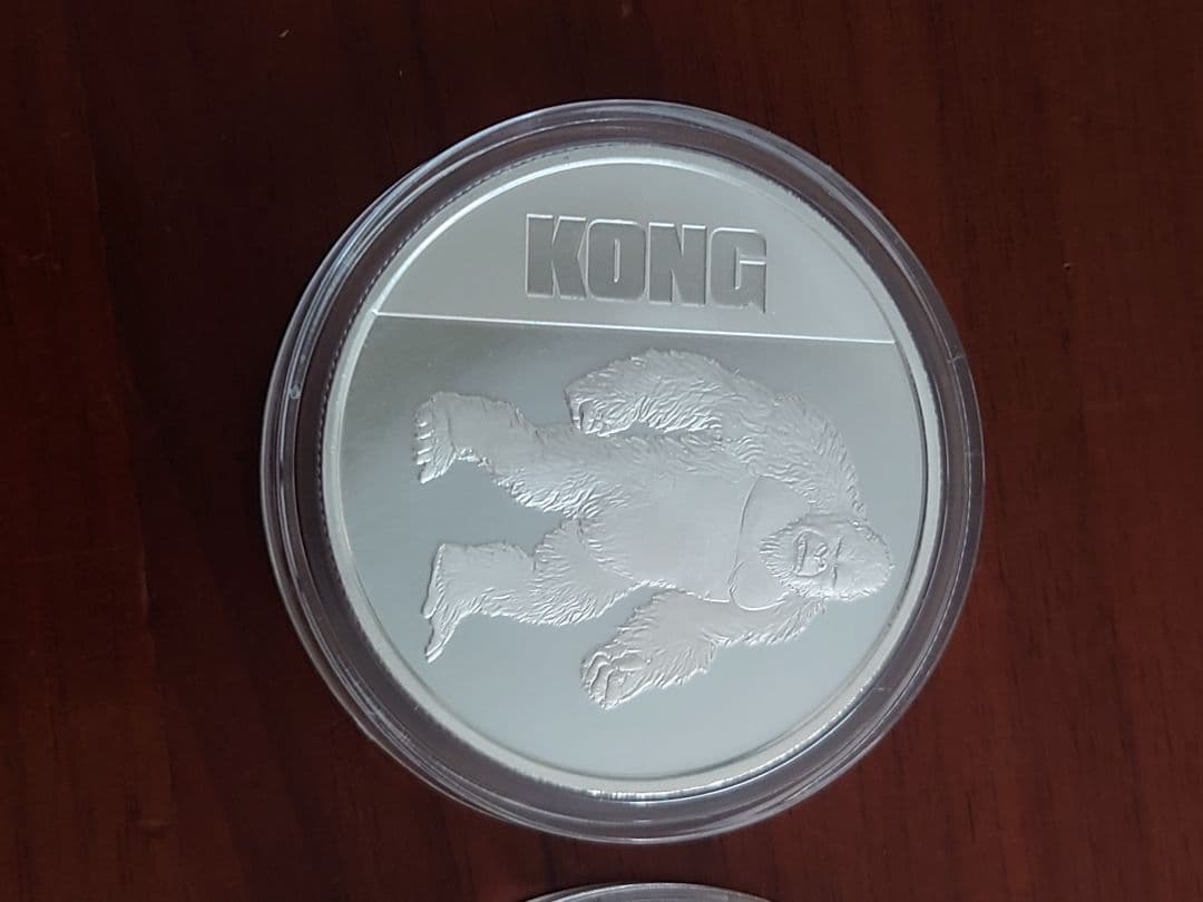 King Kong Godzilla 銀 2枚セット
