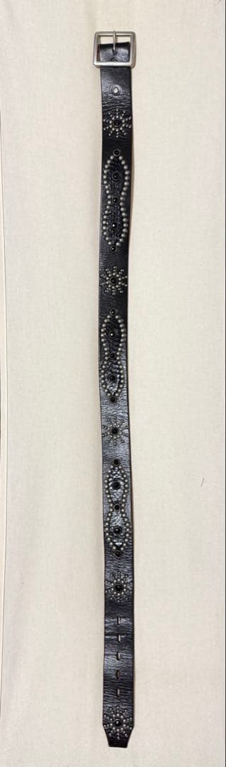 ⭐️美品⭐️HTC⭐️ピーナッツオーバーレイベルト⭐️ブラックパイソン＆レザー⭐️36