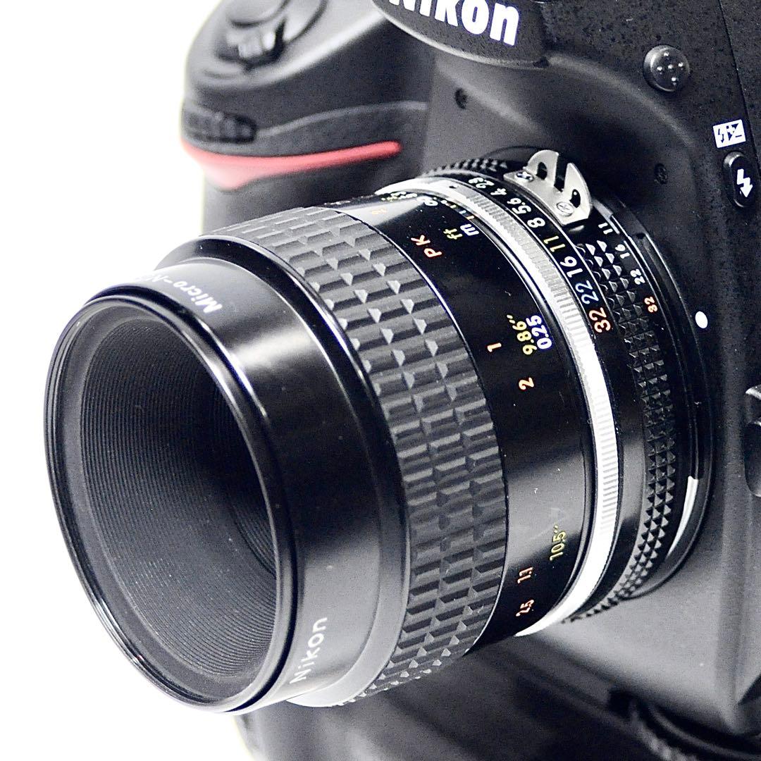 Nikon Ai-S Micro nikkor 55mm f/2.8 レンズ