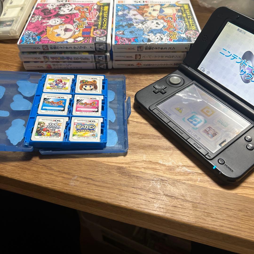 ニンテンドー3DS LL ブラック + ソフト6本