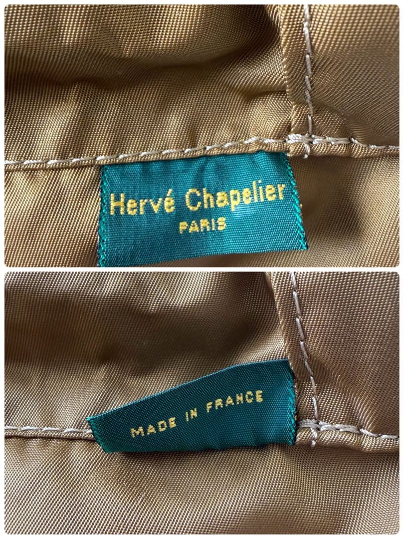 エルベシャプリエ　879NM フレンチデイパック　カーキベージュ