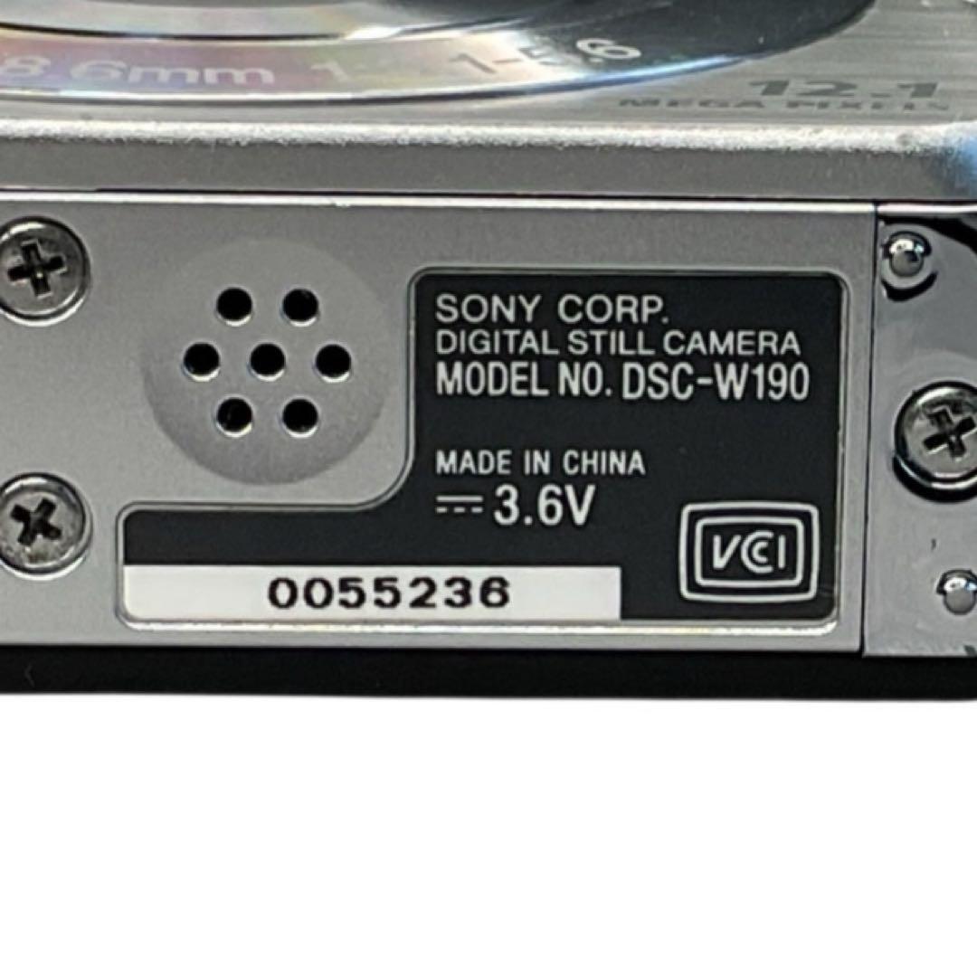 【SONY】Cyber-shot DSC-W190 シルバー