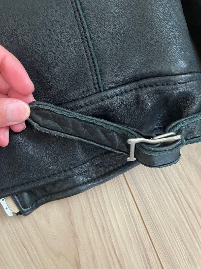 NANO UNIVERSE シングルライダースジャケット