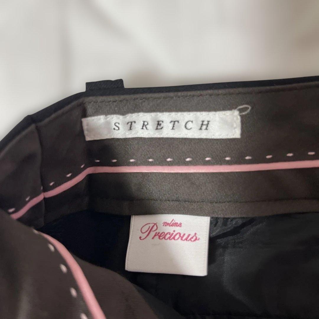 エヌラインプレシャス 美品✨大きいサイズ ストレッチ ウール100%セットアップ