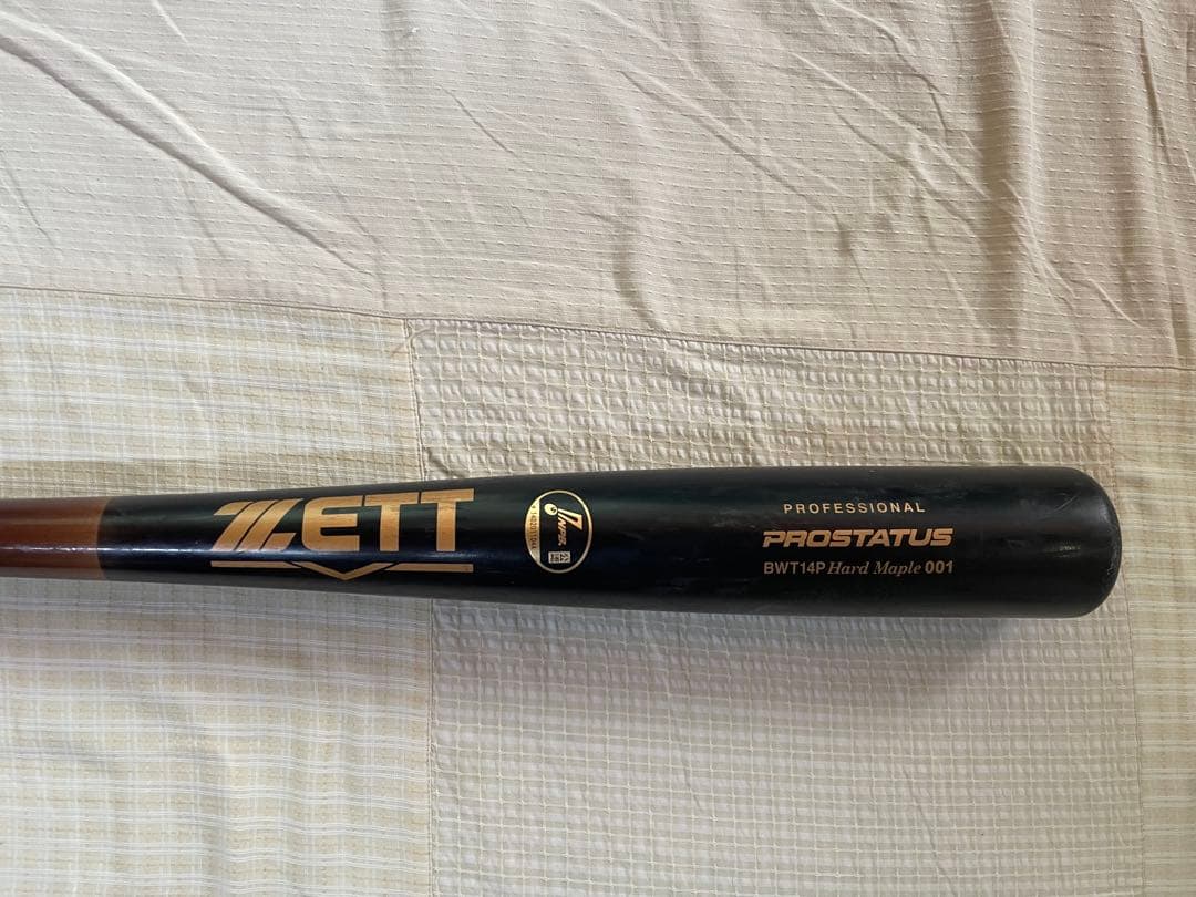 福岡ソフトバンクホークス　NPBバット　ゼット 支給品　実使用　硬式木製バット