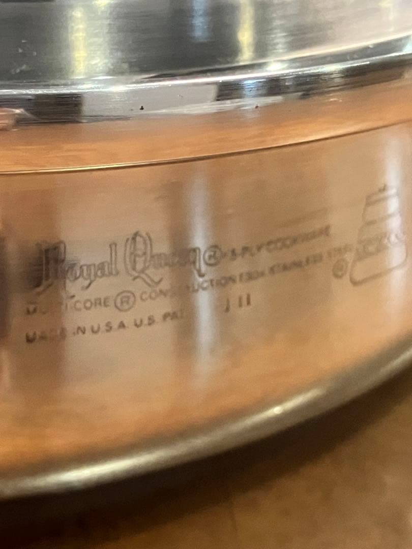 ロイヤルクィーン(非IH対応):大フライパン、蓋、ステンレス、