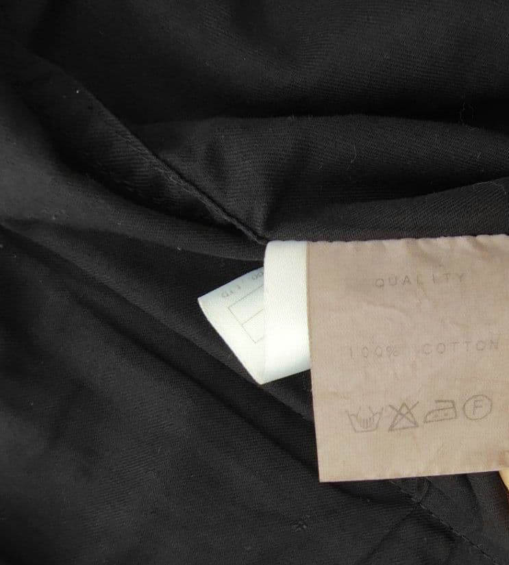 ユリウス♡JULIUS　ジャケット　薄手　黒　ジップアップ　綿100 コットン