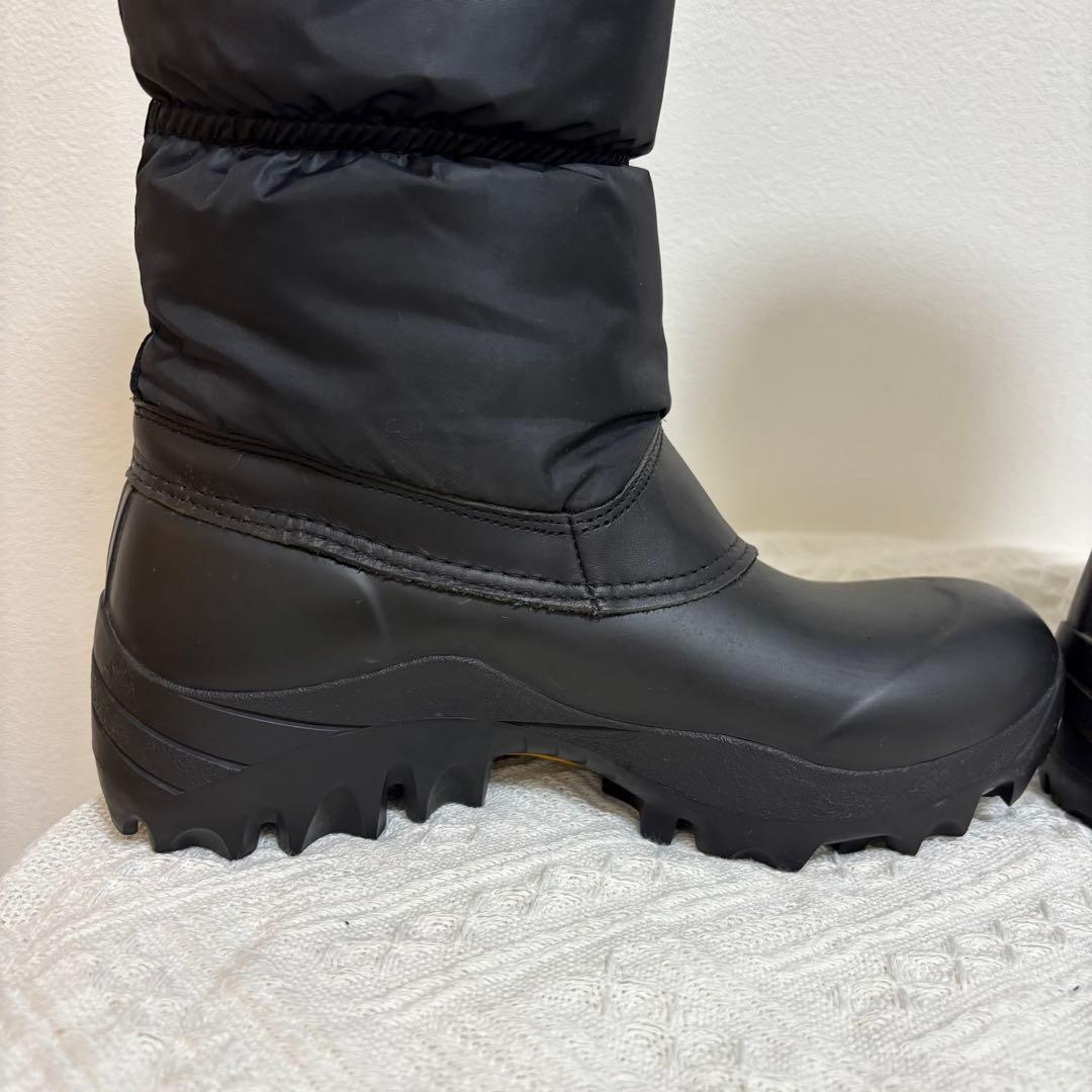 美品HUNTER☆UK4スノーキルトブーツ 黒ハンター23~23.5スノーブーツ