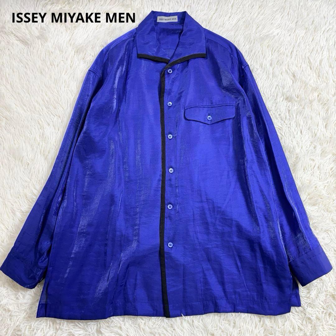 ✨美品✨ISSEY MIYAKE MEN 切替デザインシャツ 日本製 L~XL