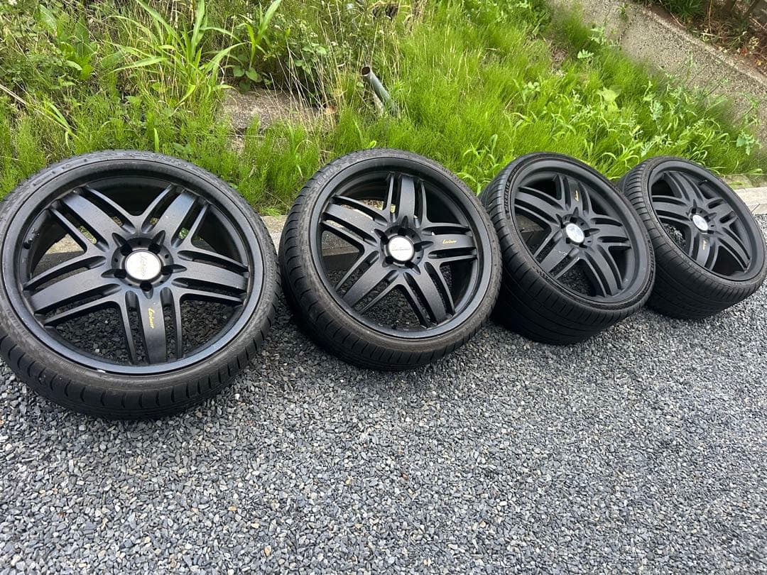 21インチ マットブラック ホイールセット