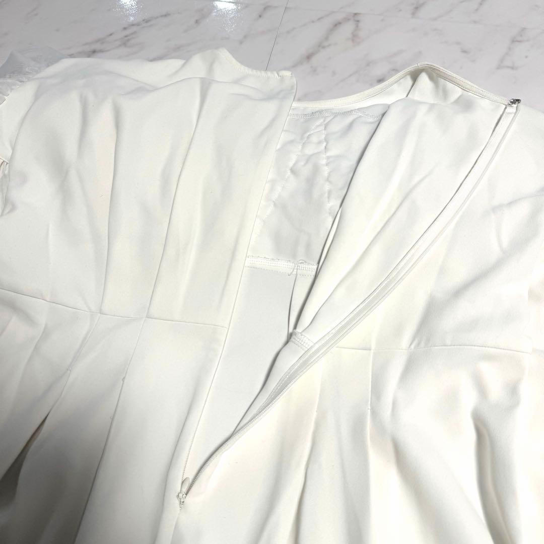 【美品】Acka. tulle shoulder blouse チュールブラウス