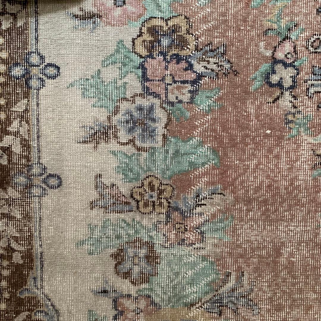 特大　超超大判　292✖️171テラコッタブラウン　トルコヴィンテージラグ