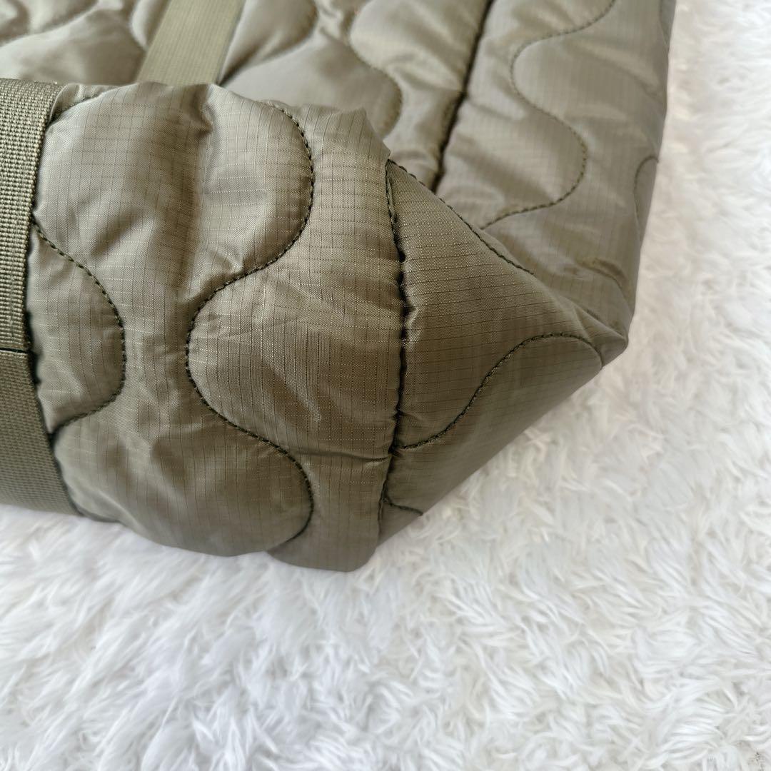 【希少】FORME キルティングトート カーキ 大