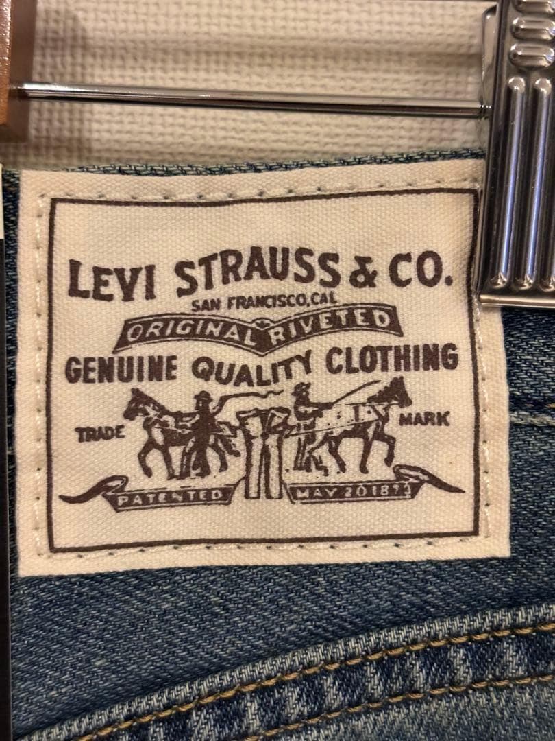 スピック＆スパン　リーバイス　別注SMU RIBCAGE WIDE LEG　25