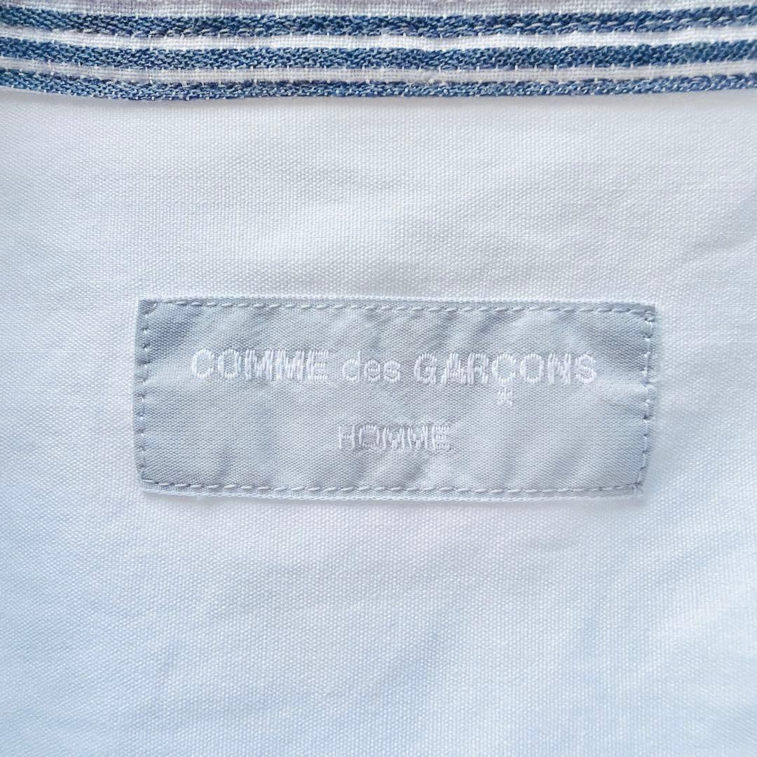 コムデギャルソン オム 田中オム ビックシルエット 比翼仕立て シャツ 長袖