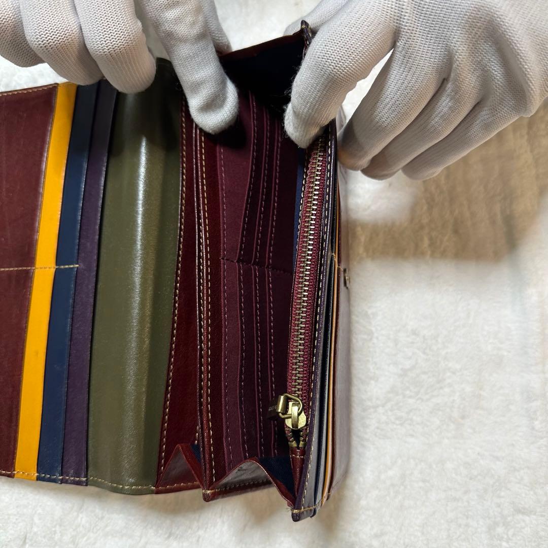 【廃盤】TAKEO KIKUCHI（タケオキクチ） 本革長財布 レザーウォレット