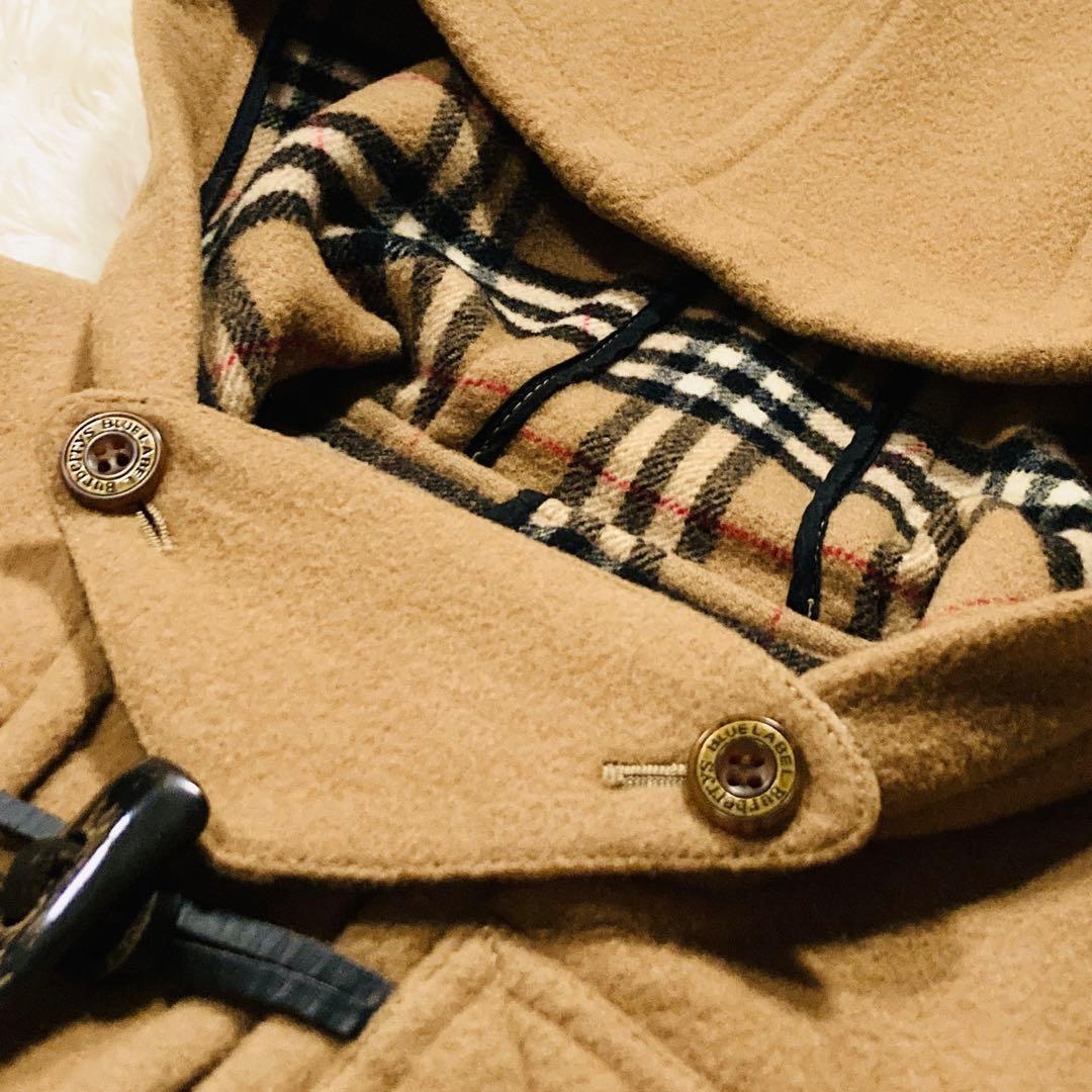 希少★ Burberry バーバリー ダッフルコート ノバチェック キャメル M