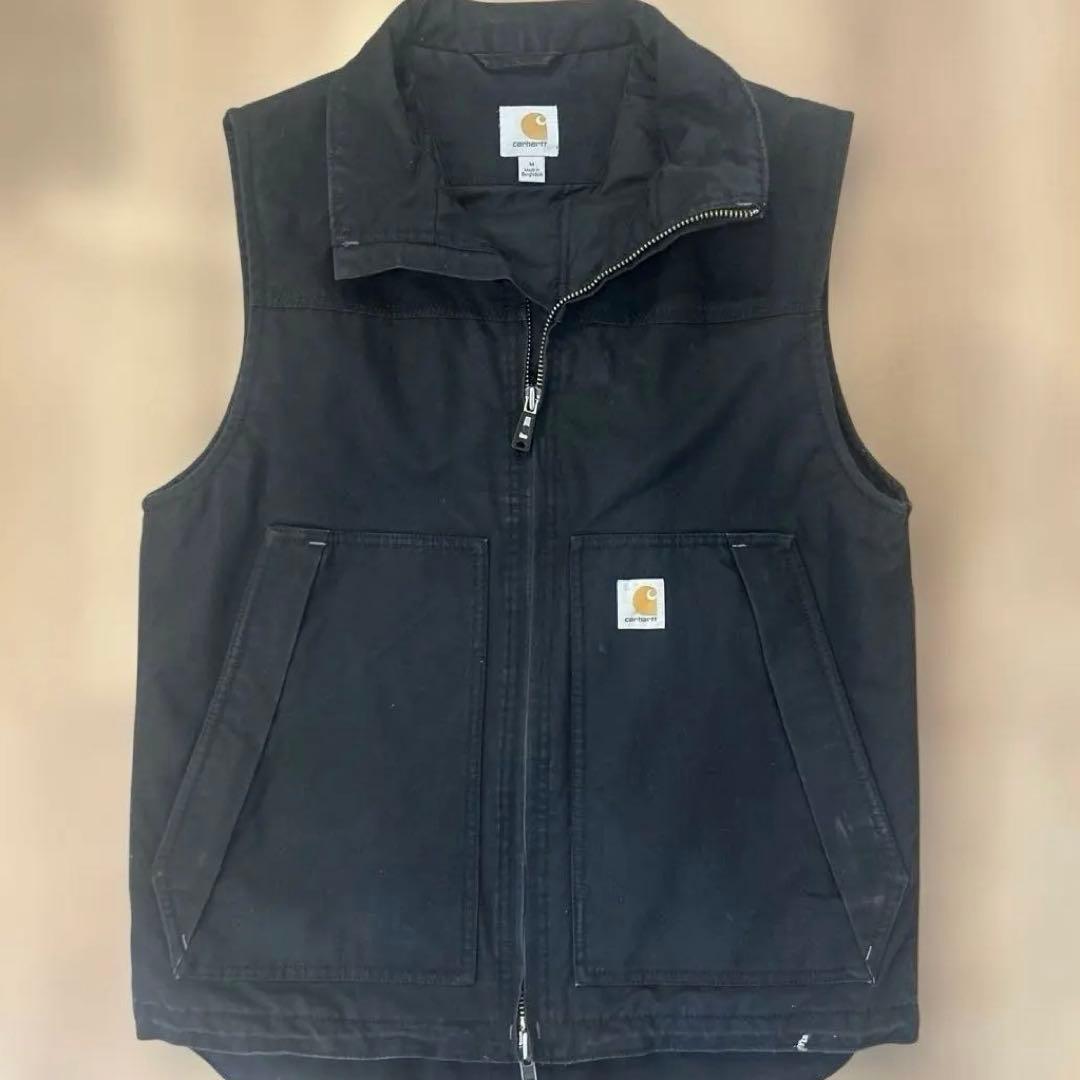 (値下げ可)carhartt ダック生地　ベスト　Mサイズ