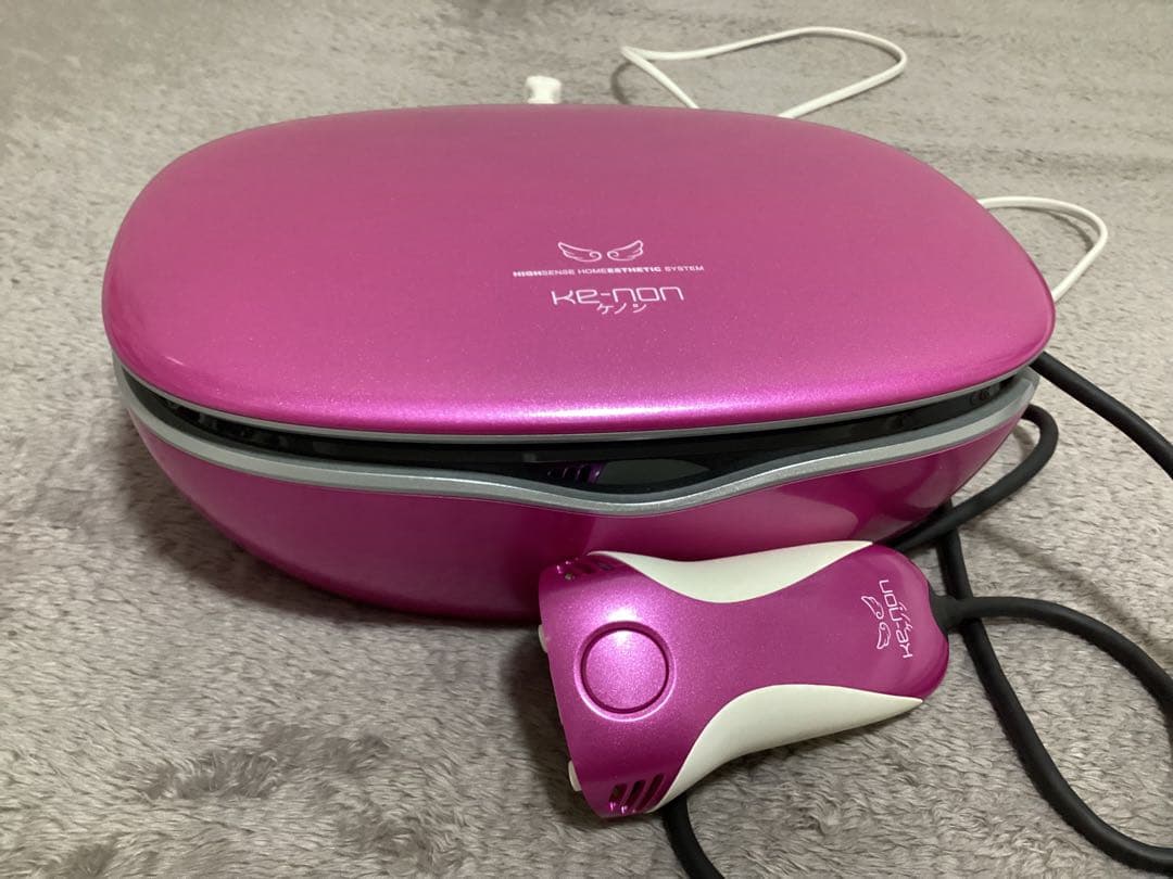 ケノン6、2ver KE-NON 脱毛器 ピンク ストロングカートリッジ付き