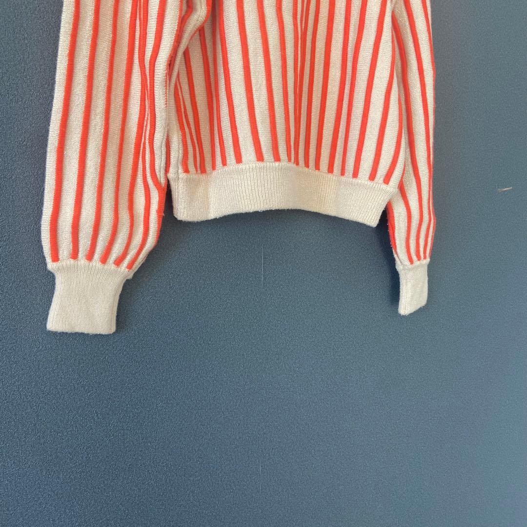美品★Ameri★SWELL STRIPE KNIT★人気★ニット★完売色★レア