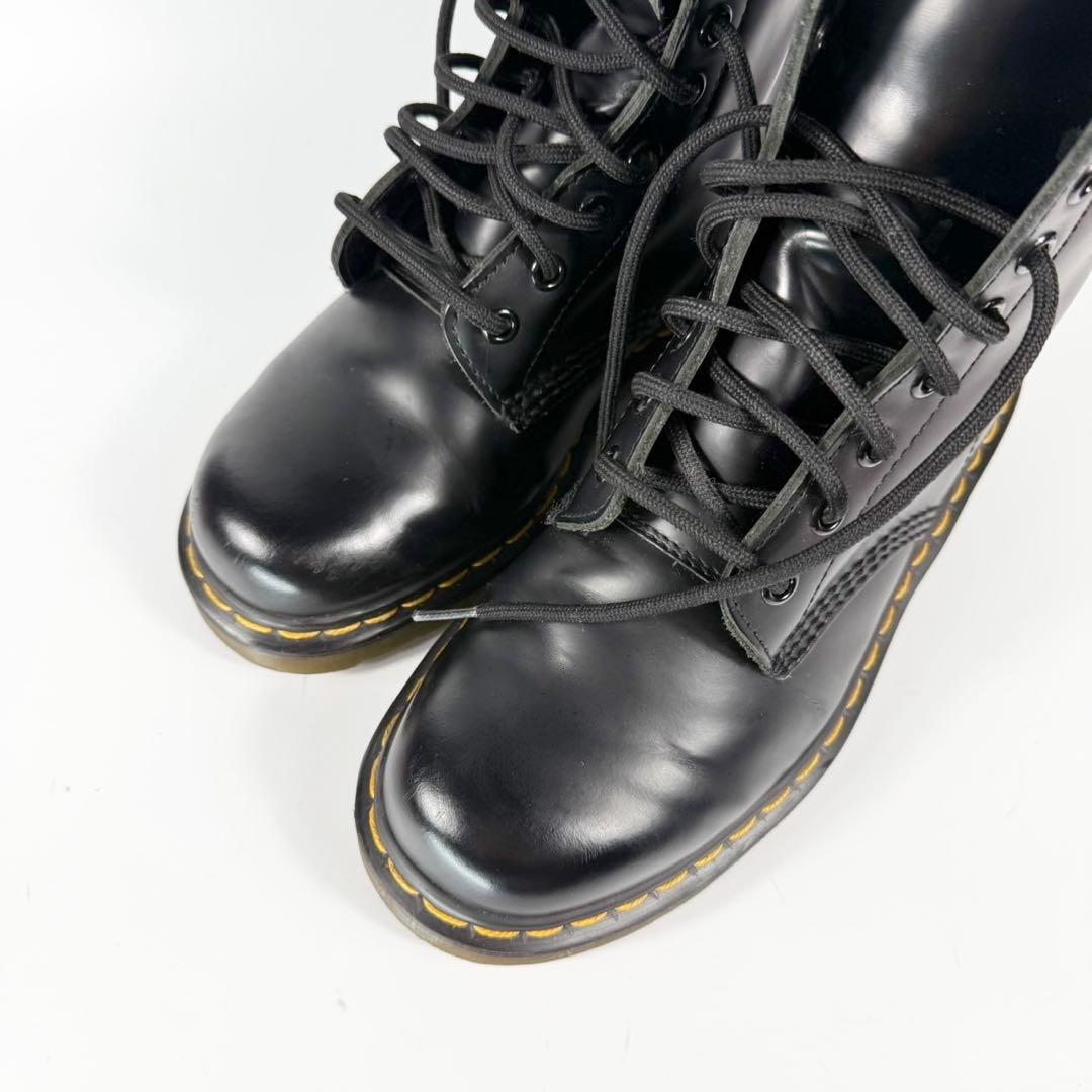【美品】Dr.Martens ドクターマーチン〈1460〉８ホールブーツ革靴　黒
