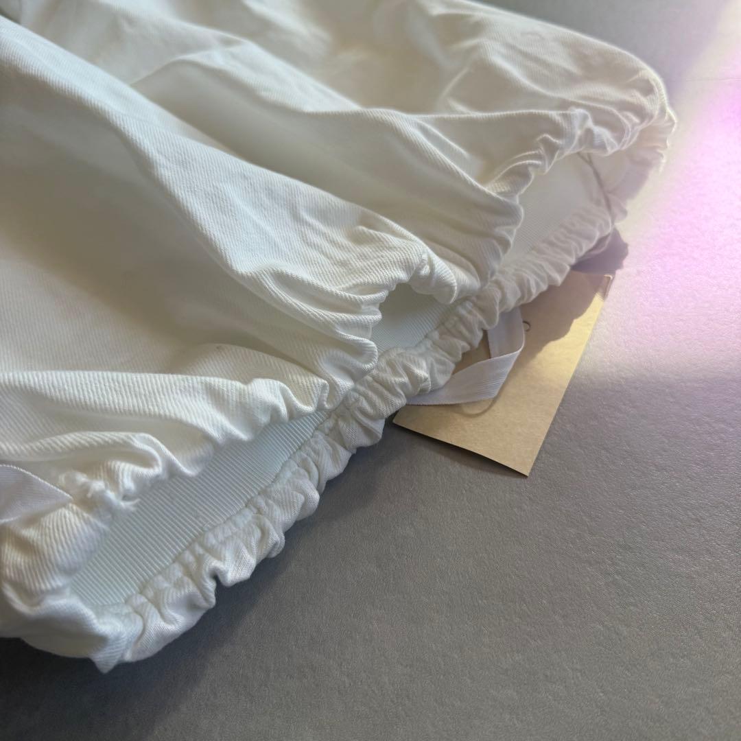 【2025／未使用✨】Curensology ギャザー ロングスカート 白