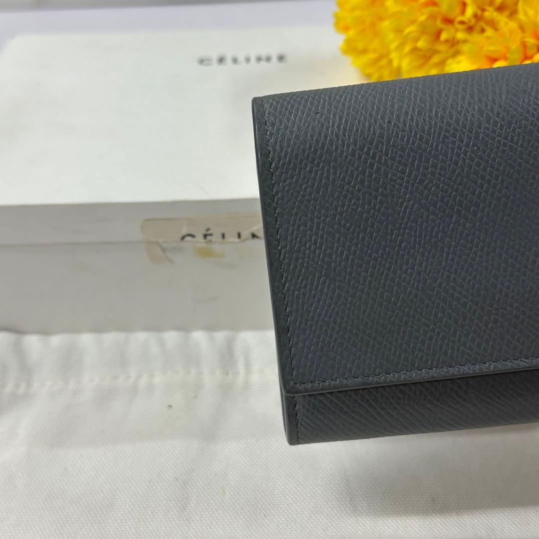 新品同様‼️ 現行　セリーヌ　CELINE 財布　長財布　グレインカーフスキン