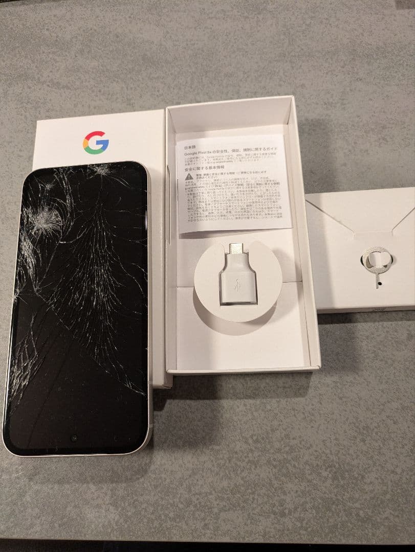 Google Pixel 8a 本体 画面割れ 初期化済
