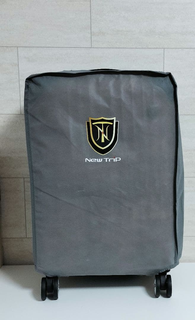 【新品未使用】New Tripスーツケース Mサイズ：4～7泊/60Lイエロー