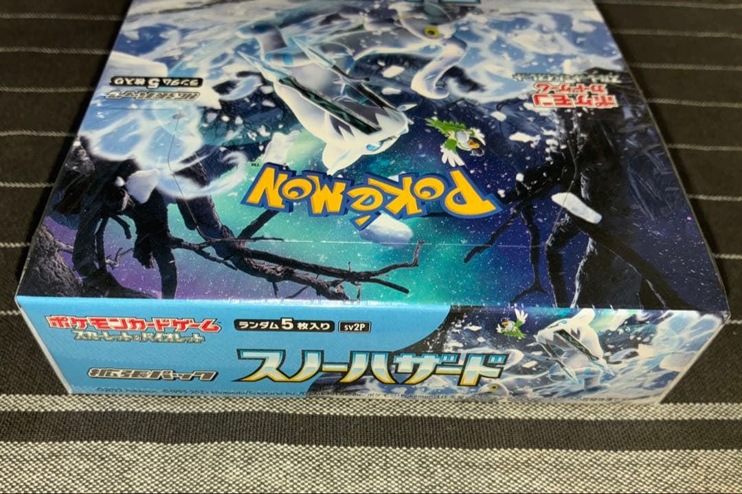 ポケモンカード 絶版 シュリンク付き BOX クレイバースト スノーハザード G