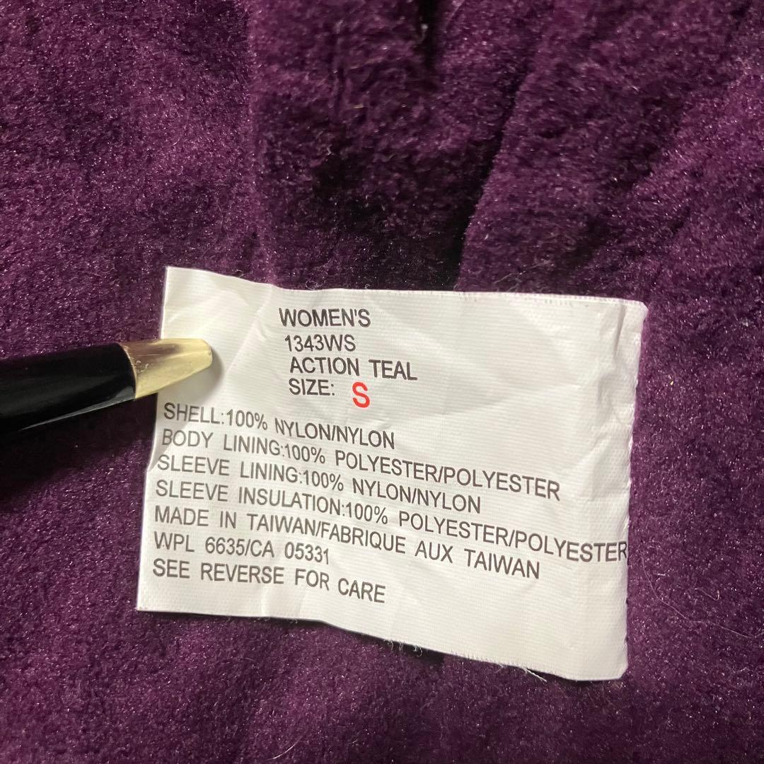 90sWoolrichフリースライナーナイロンジャケットターコイズブルー青緑