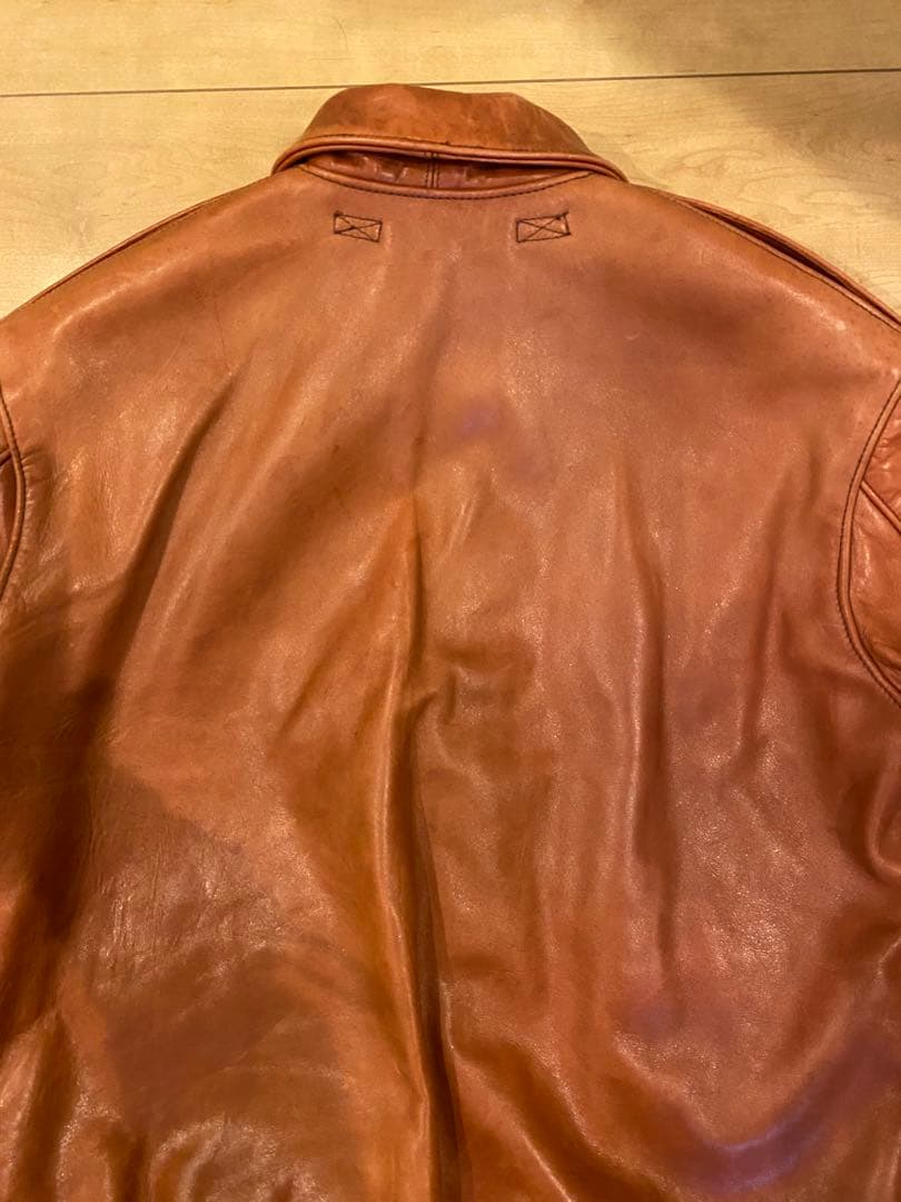 ジャケット・アウター QUENCHLOUD VINTAGE LEATHER A-2 JACKET