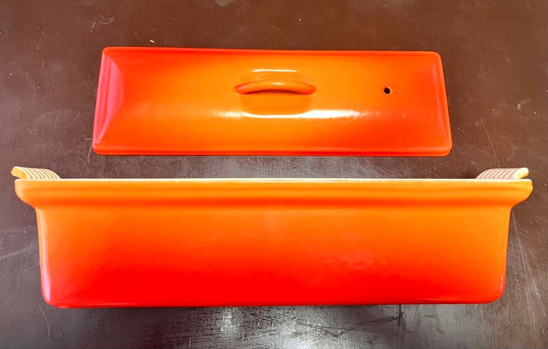 LE CREUSET ☆ル・クルーゼ☆テリーヌ型32cm☆オレンジ