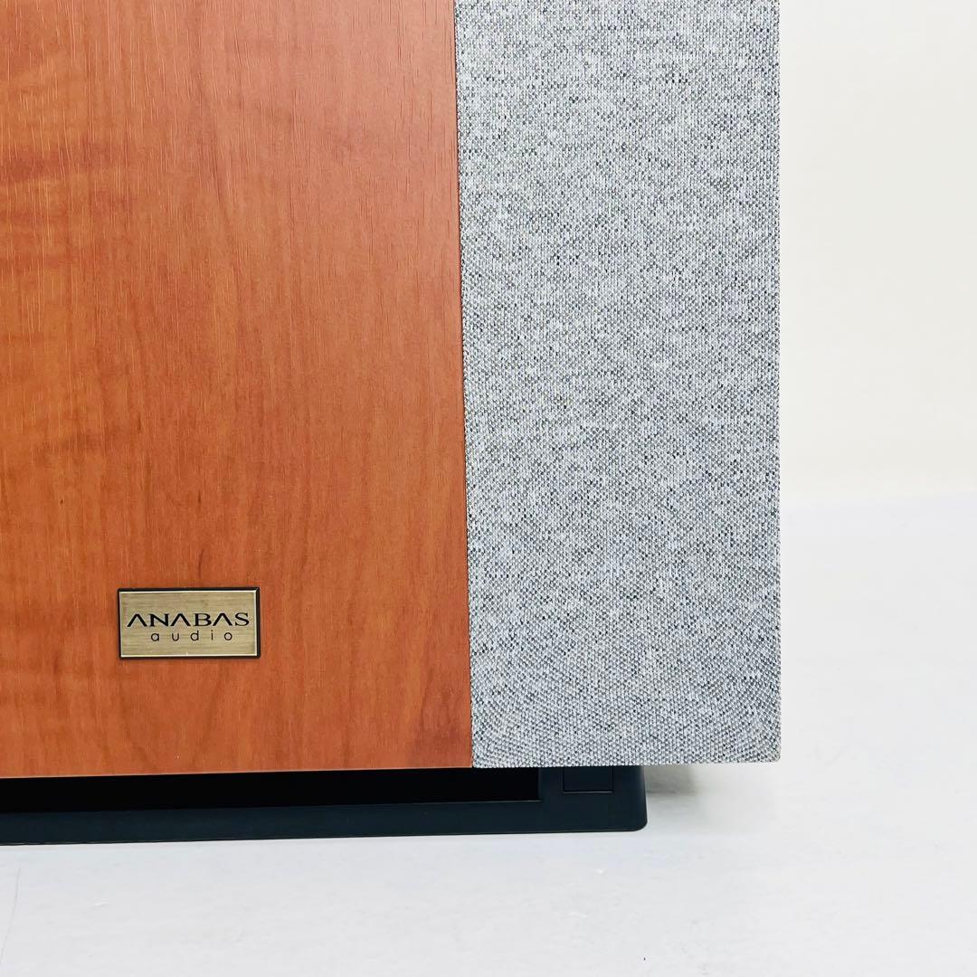 【美品】ANABAS アナバス オーディオ CDクロックラジオ AA-002