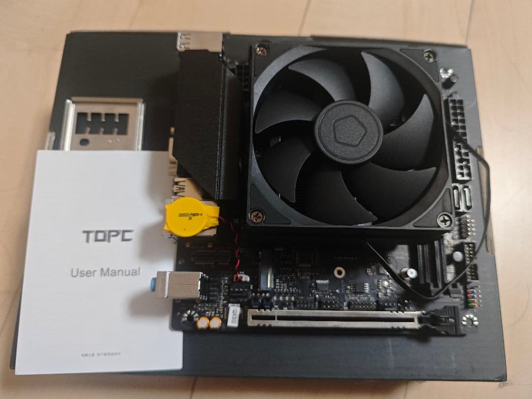 QXSG-8U CPU内臓マザー ITX ファン付き