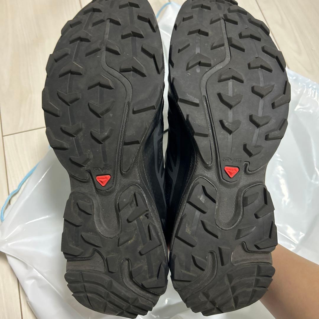 S*a様 Salomon ブラック スニーカー 27.5センチ